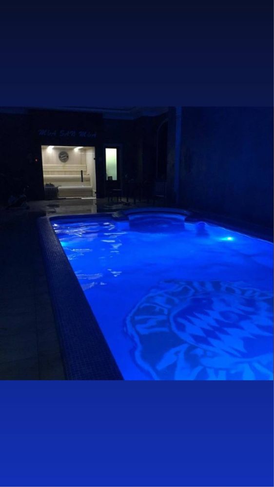 Basseyn sauna fontan quramz строительсво бассейн