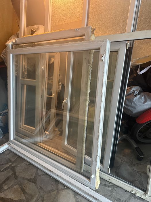 Продавам бяла използвана pvc дограма