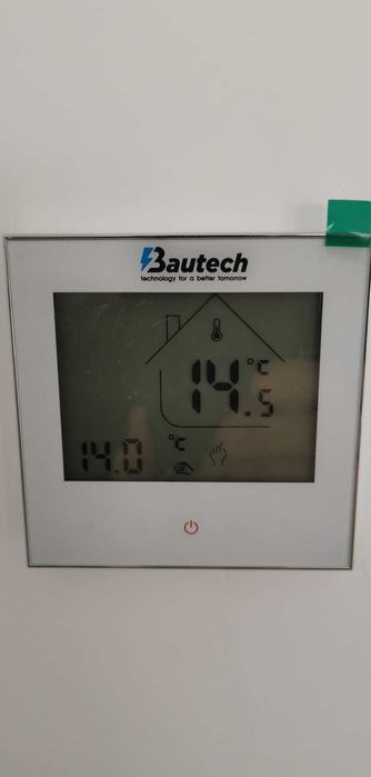 Bautech X-7S - Termostat smart cu fir sistem incalzire in pardoseala