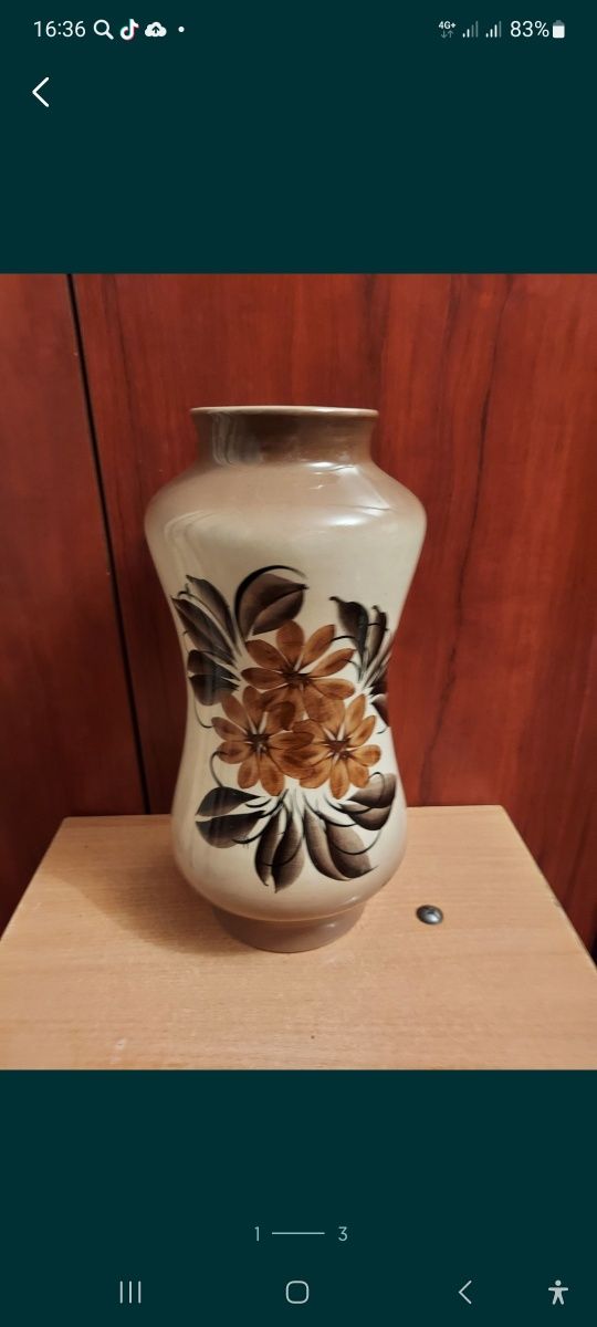 Керамическая ваза советская
