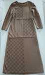 Rochie lungă monogramata "GG"