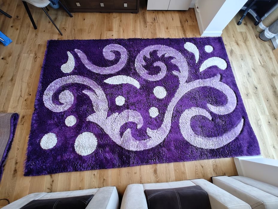 Set 3 covoare Sanat-Vega Mov – fir de mătase, stare excelentă