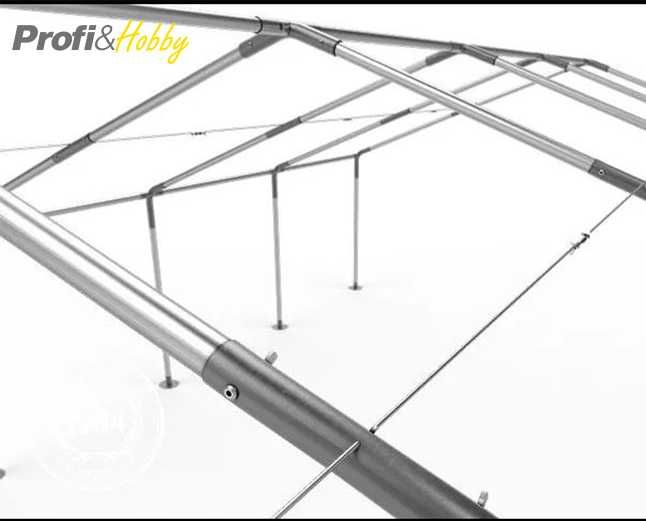 Шатра 6х14 с PVC 500 g/m2 брезент - 100% водоустойчива