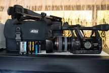 Cameră video profesională Canon XH A1s + 3 baterii + geantă