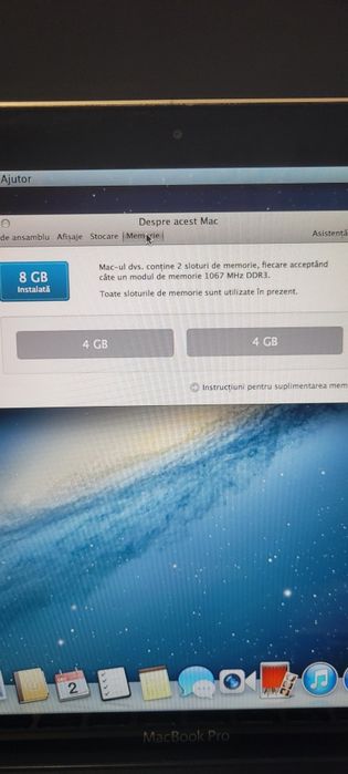 Laptop MacBook pro i7 ssd 250