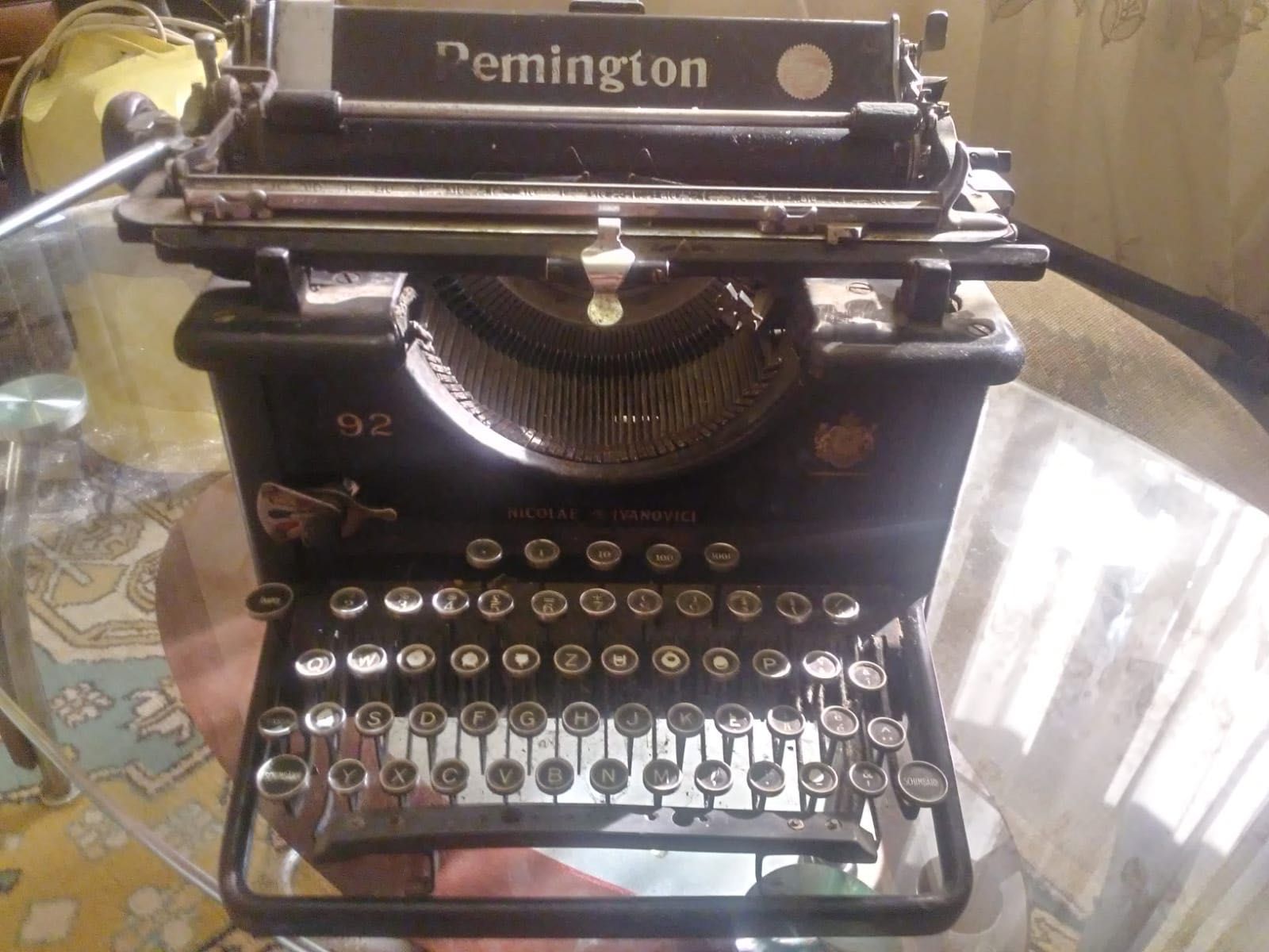 Mașina de scris Remington 1920