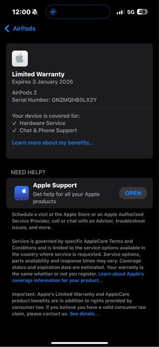 AirPods Gen 2 Wireless Charging Case