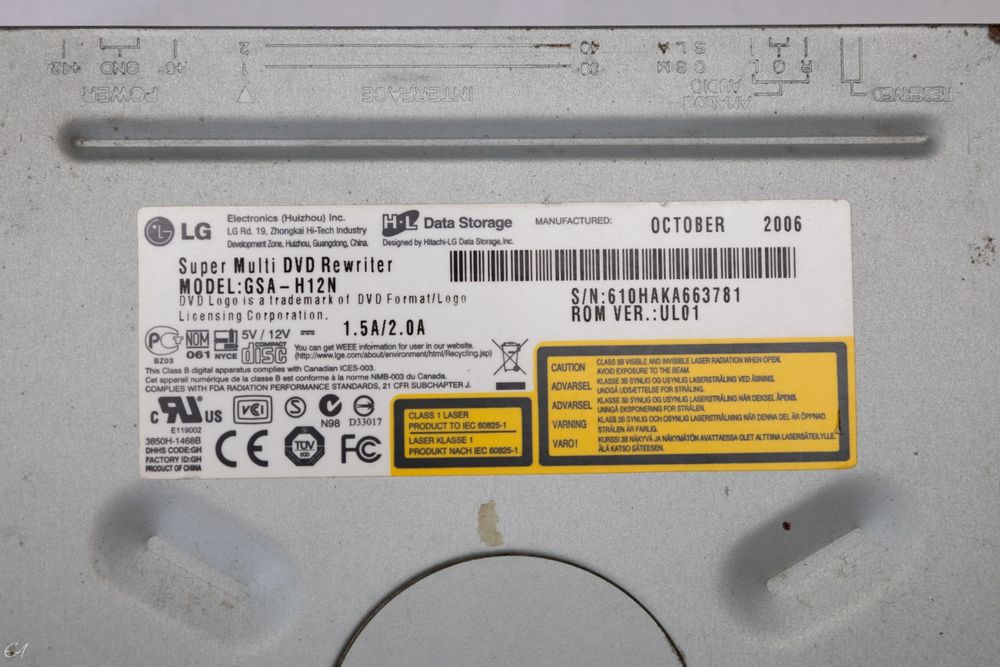 Unitate DVD LG GSA-H12N