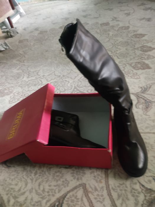 Қўнжи узун этик, жигар ранг