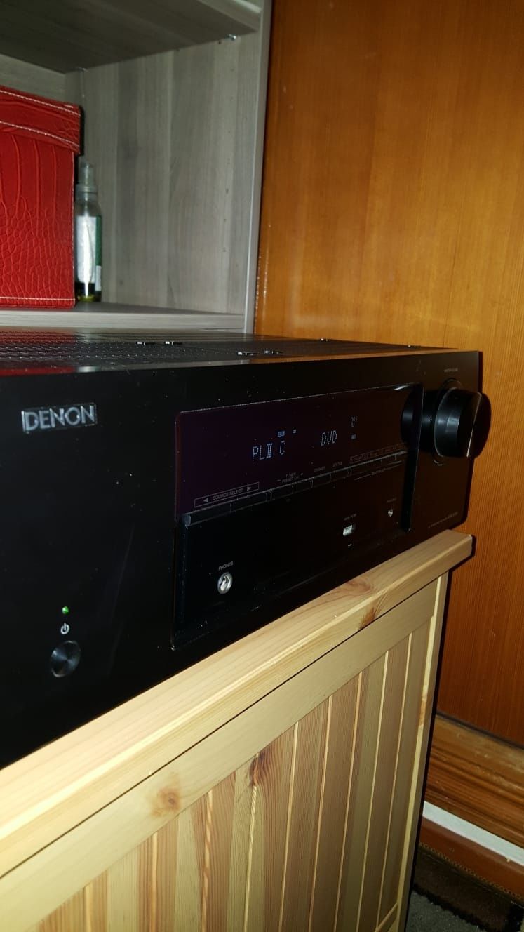 Amplificator Denon AVR-X500, 5 canale, 375W RMS, Negru