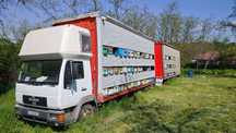 Lichidare stupina Stupi camion apicol remorca