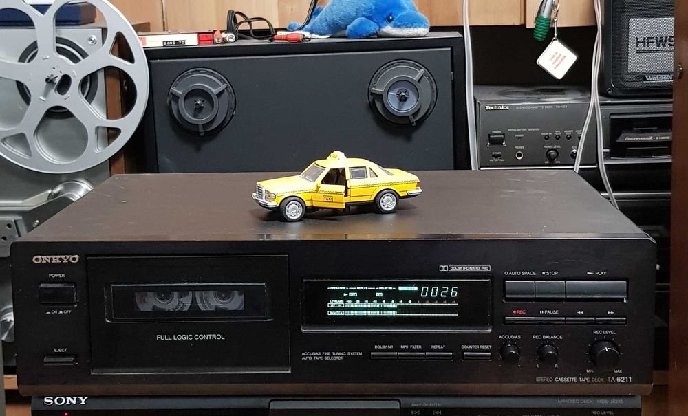 Casetofon Deck Stereo Vintage ONKYO TA6211 BLACK (Made in Japan)