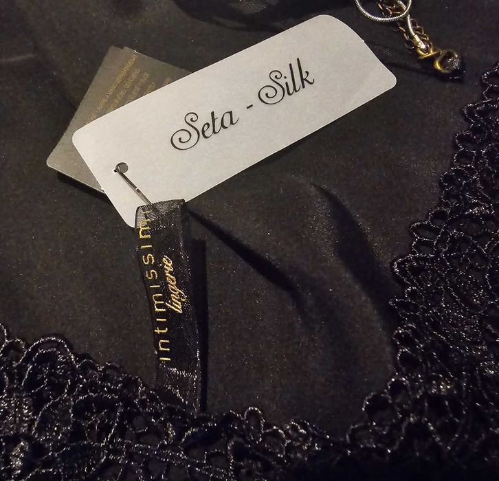 Camisole matase neagra Intimissimi, nou, cu eticheta, marime S