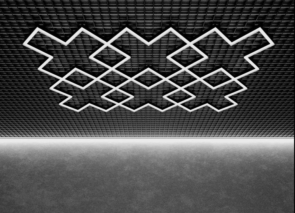 освещение для автосервиса, светильники для шоурума