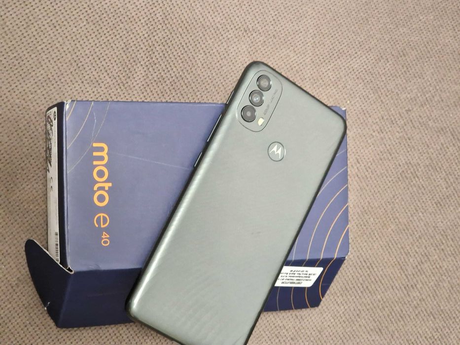Motorola E40 64ram gray negru