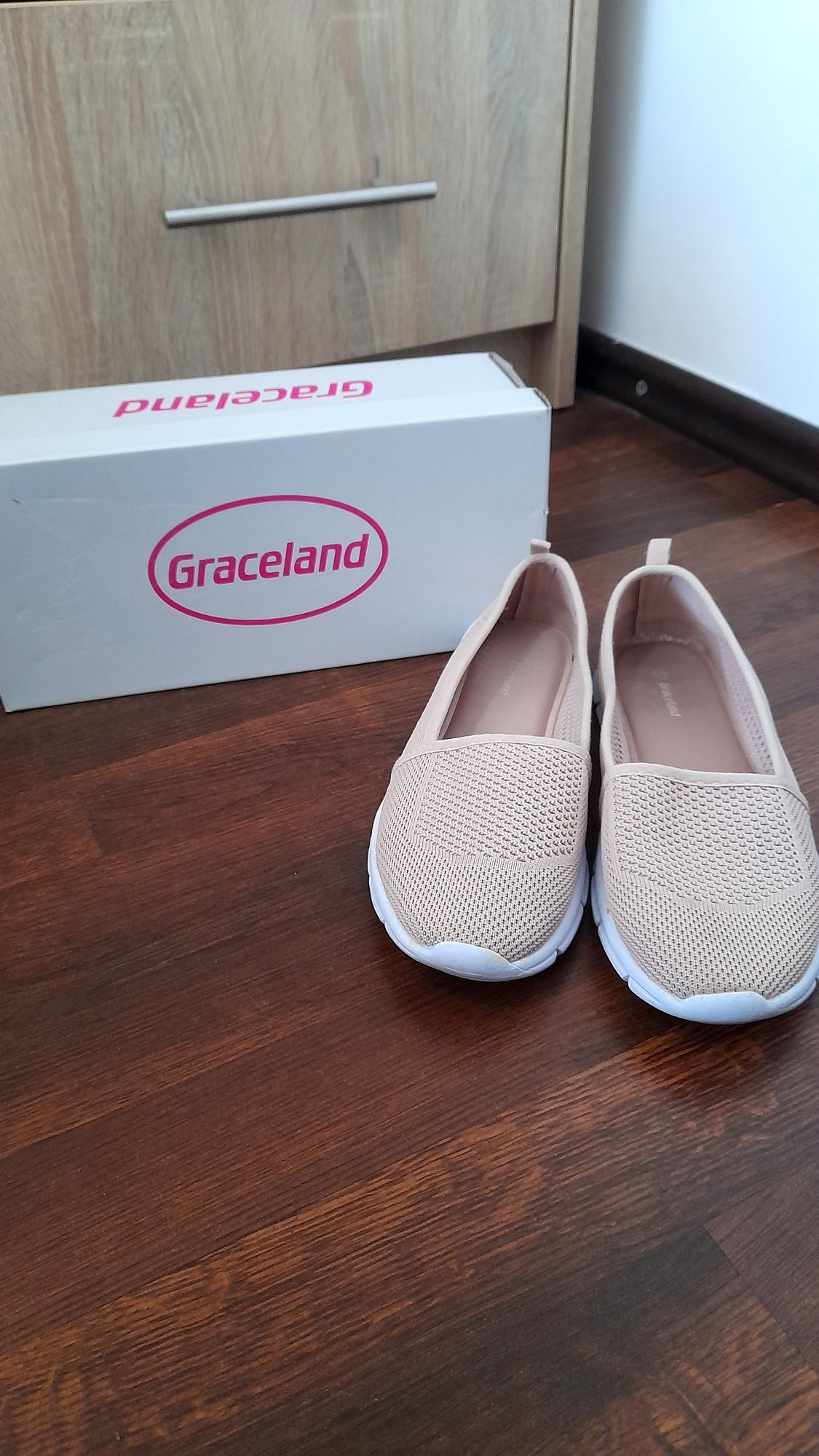 Vând espadrile damă 2 purtări Graceland Deichmann Nr 39!