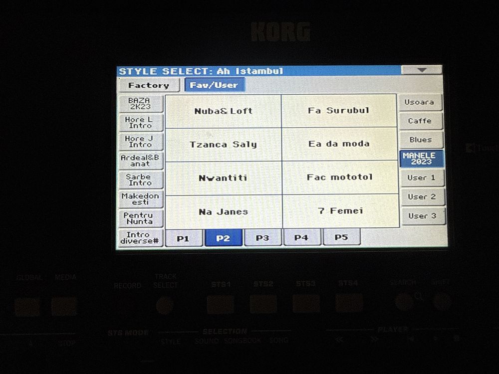 Set korg 2024 bun