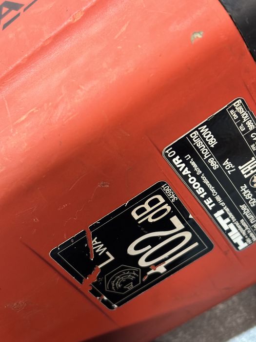 Hilti te 1500 picamer ciocan demolator