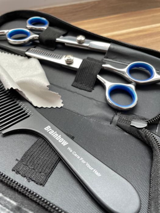 Set foarfeca de tuns/filat Brainbow Profesionala