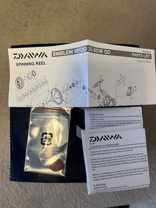 Greys Extreme X.S.M. Spod & Marker Rod и Daiwa Emblem Spod 35 SCW QD