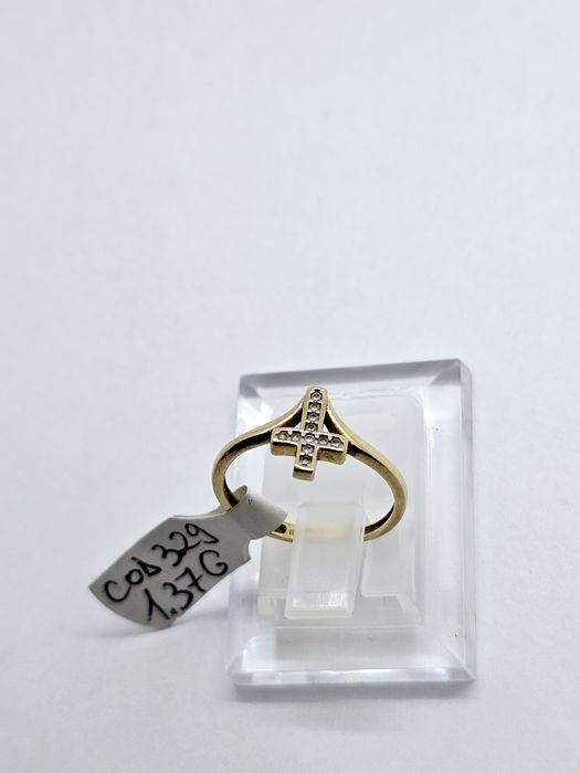 Vand inel dama din aur 14 k 1.37 g cod 329