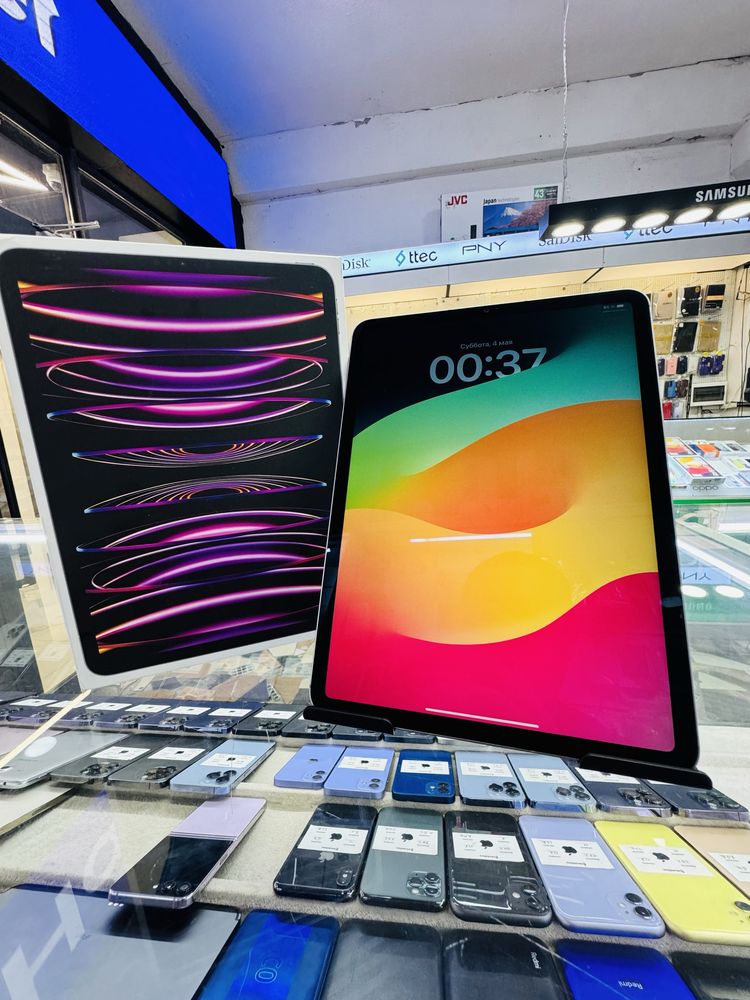 iPad Pro 11  m2 bor yengide batare 100%