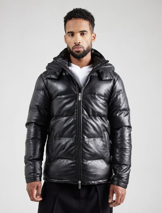 Freaky Nation Leather Winter Jacket мъжко зимно яке/естествена кожа L
