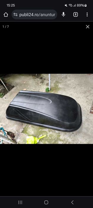 Cutie portbagaj baulet bare transversale