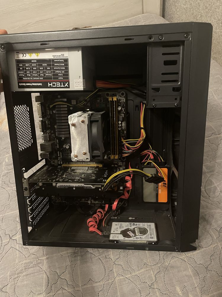 Игравой пк Полный сетап i5 4590 gtx 750 ti 2 gb ozu 16 gb