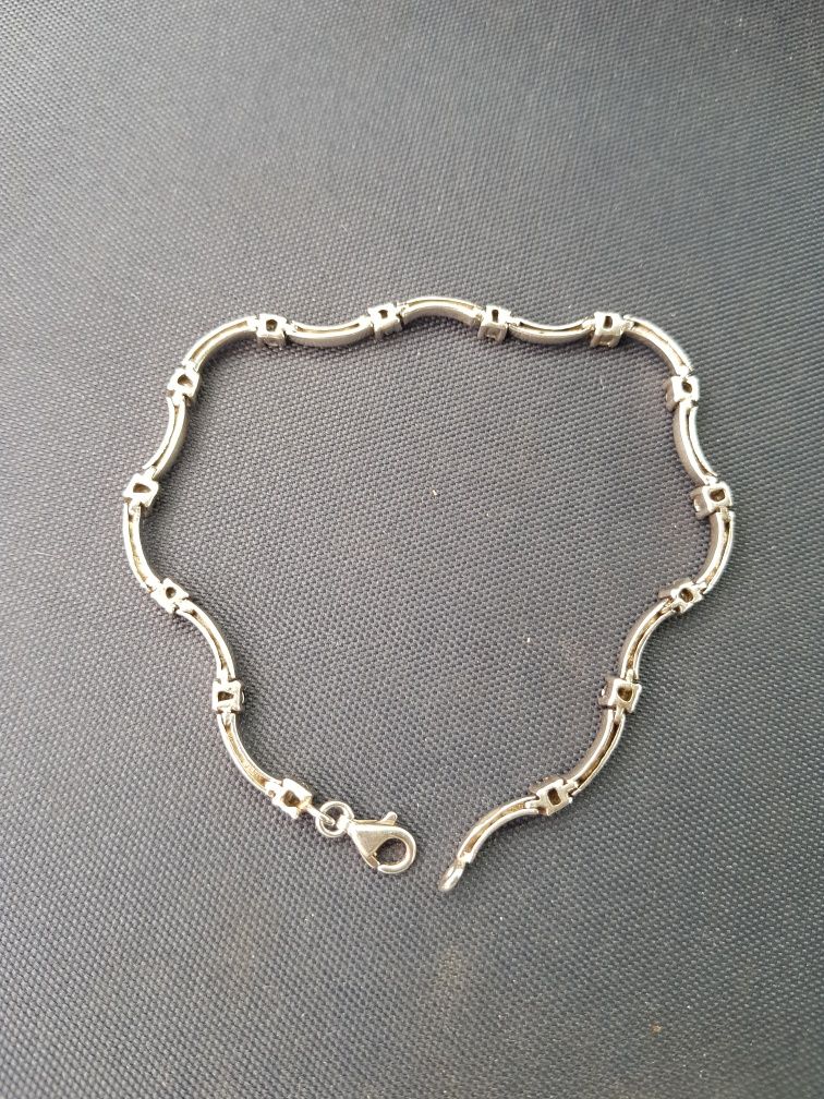 Superbă bratara argint 925,pietre swarovski,noua deosebita,stralucitoa