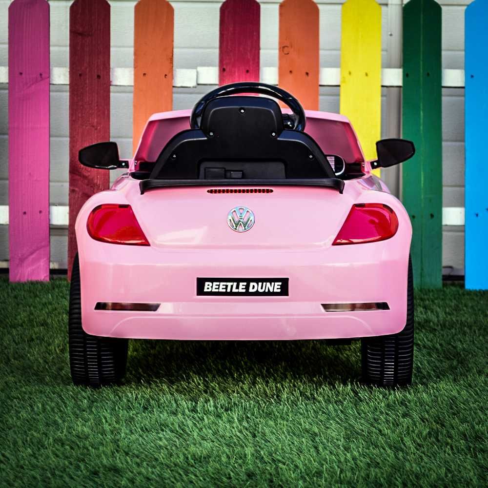 Masinuta electrica pentru copii VW Beetle 35W 6V cu BT #pink
