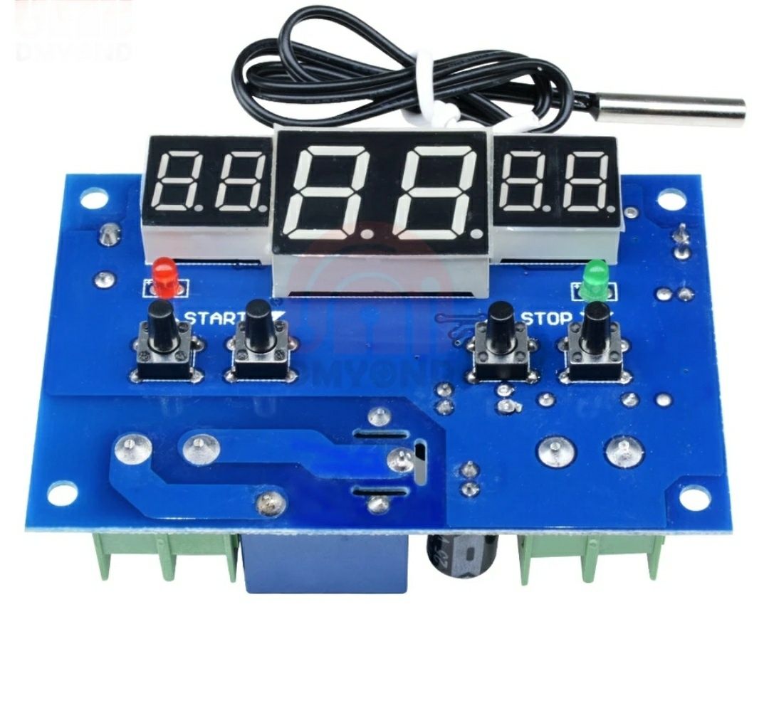 Termometru Digital cu Termostat 12V si Releu