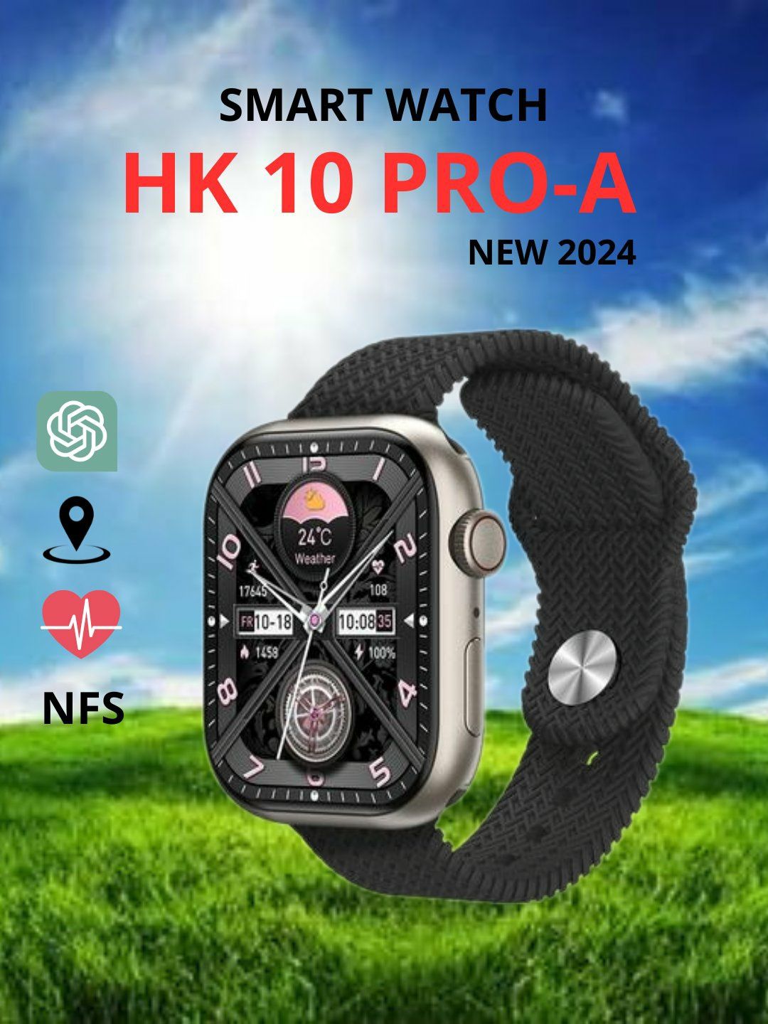 БЕПУЛ Доставка, Янги Smart Watch Hk10 Pro A/Max , Смарт Часы , Watch10