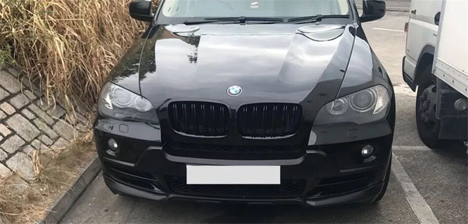 Grila grile Nari Duble Bmw negre black lucios X5 X6 E70 E71