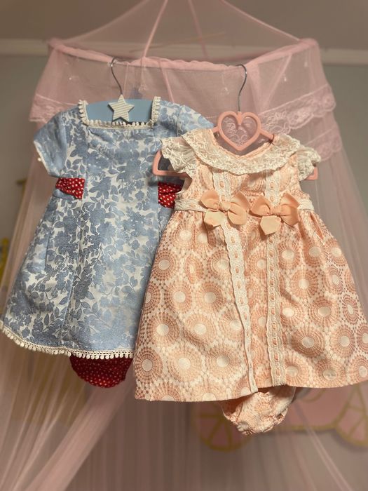 Принцески рокли 92 см, близнаци, 5-30 лв