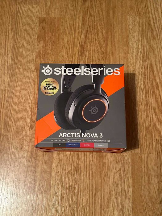 Casti Gaming SteelSeries Arctis Nova 3 - Noi - Sigilate