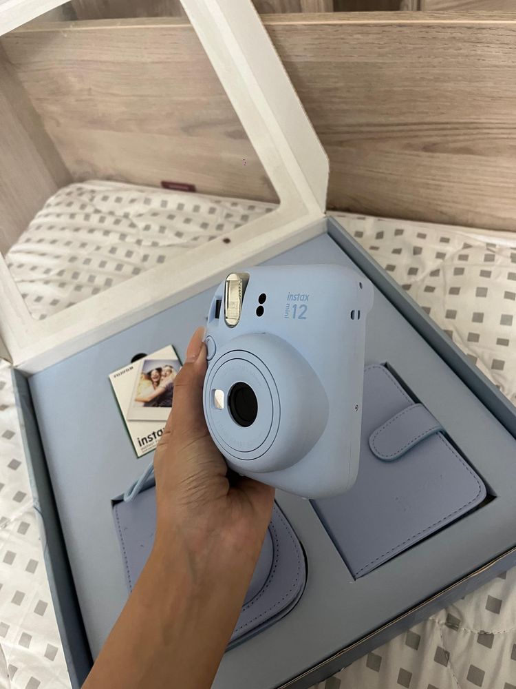 instax mini 12 голубой | instant Camera