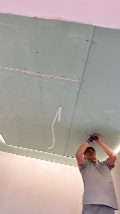 Гипсокартонщики ,Установка гипсокартона