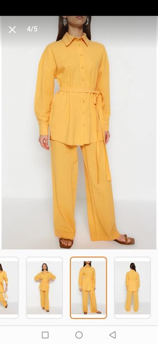 Costum portocaliu Trendyol