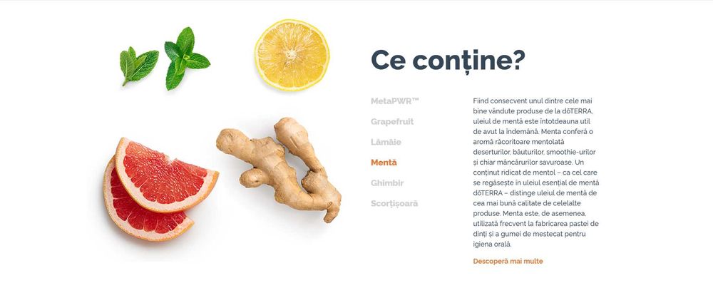 Biluțe MetaPWR™ Supliment alimentar cu uleiuri esențiale și îndulcitor