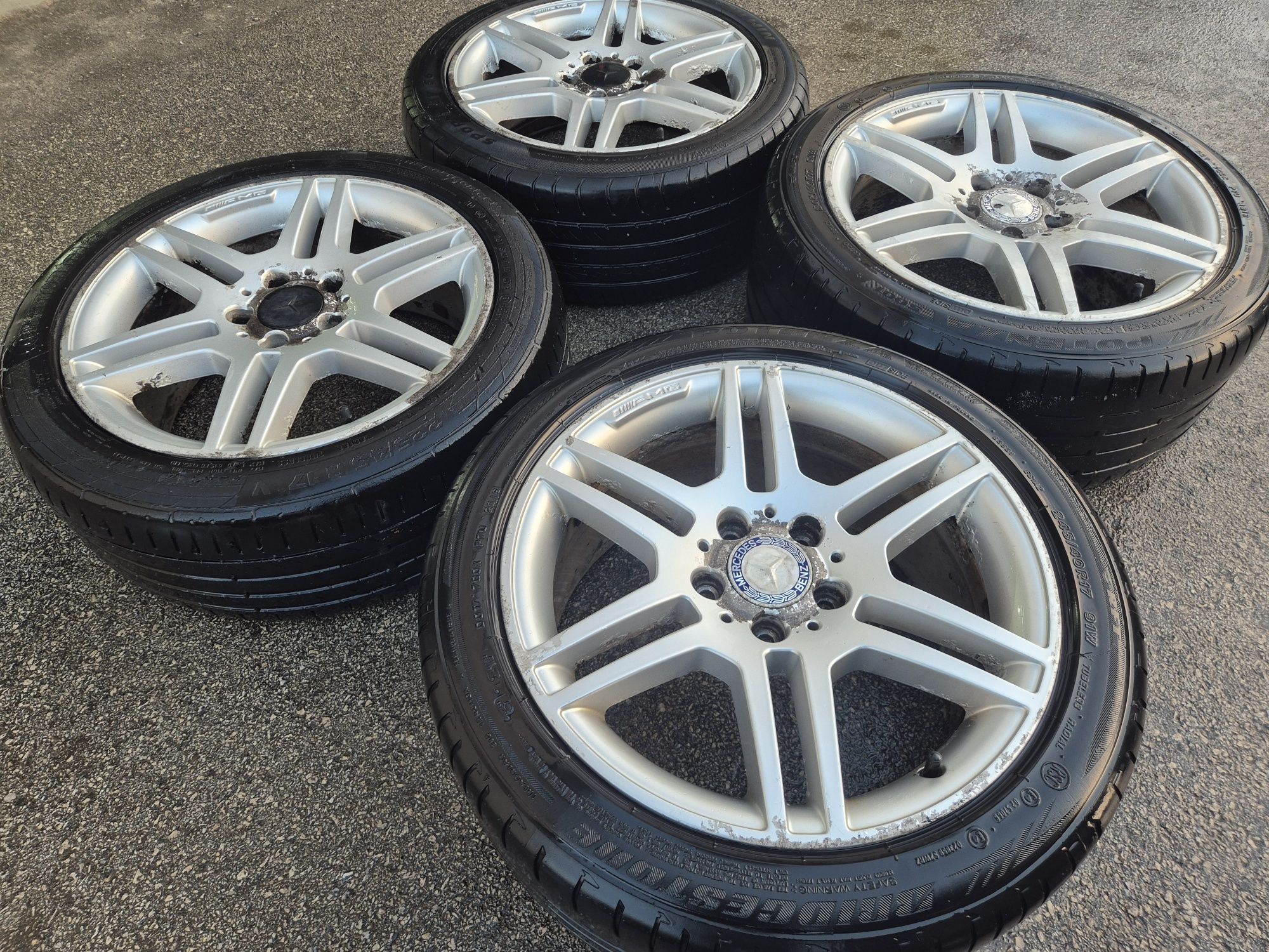 5х112/17 AMG Mercedes W204 с гуми Мерцедес Спорт пакет C class