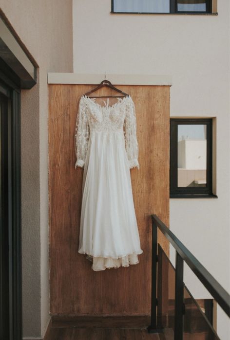 Rochie de mireasa din matase naturala