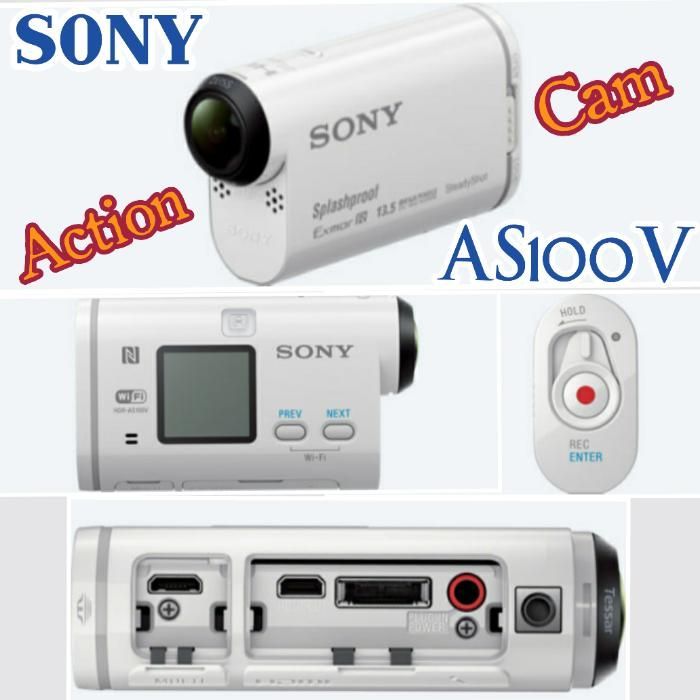 ActionCam Sony HDRAS100V,Wi-Fi,Full HD+Carcasa Waterproof+Telecomanda