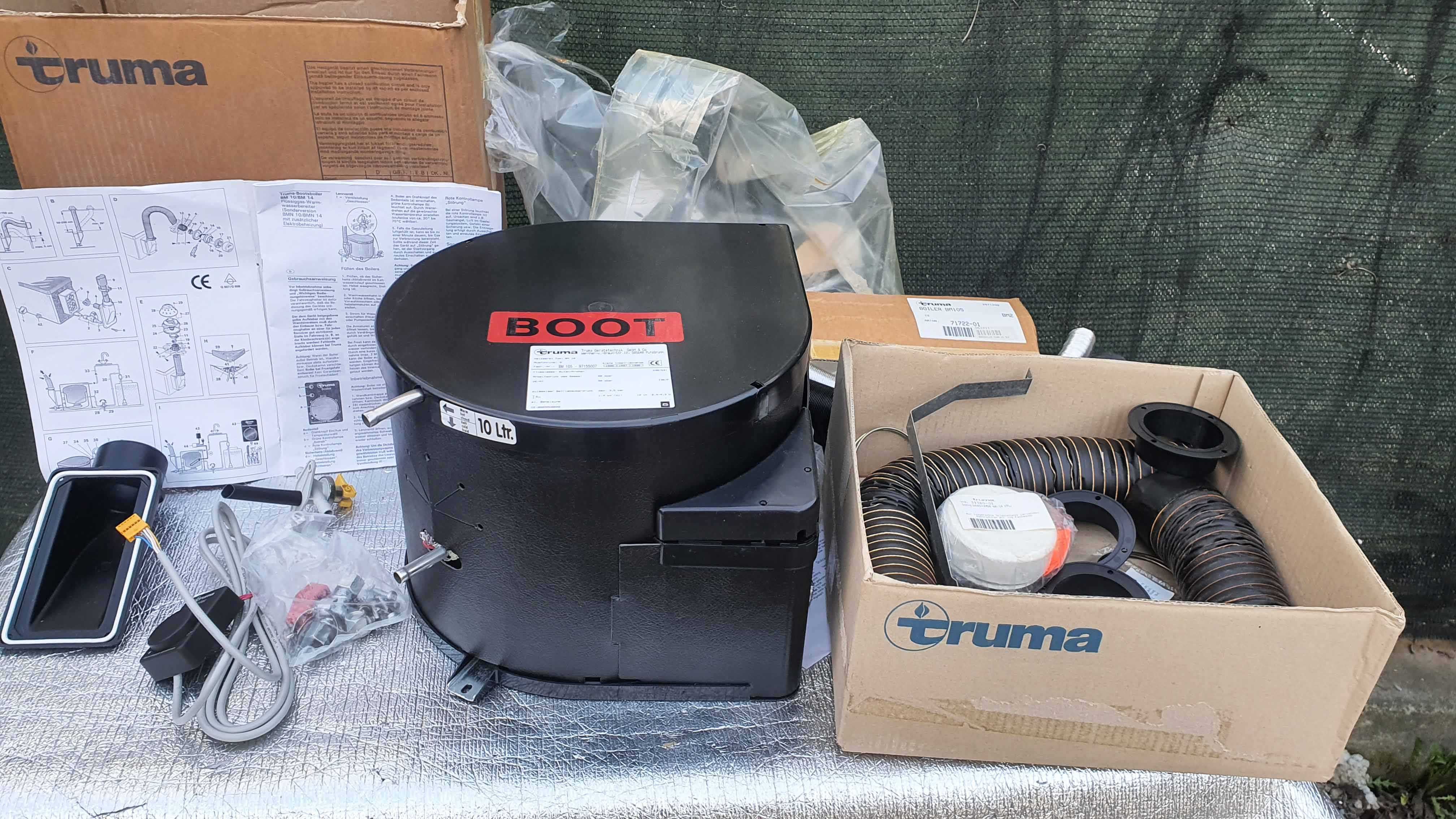 Truma BM10 , boiler  instant pe gaz , NOU , cu factura si garantie