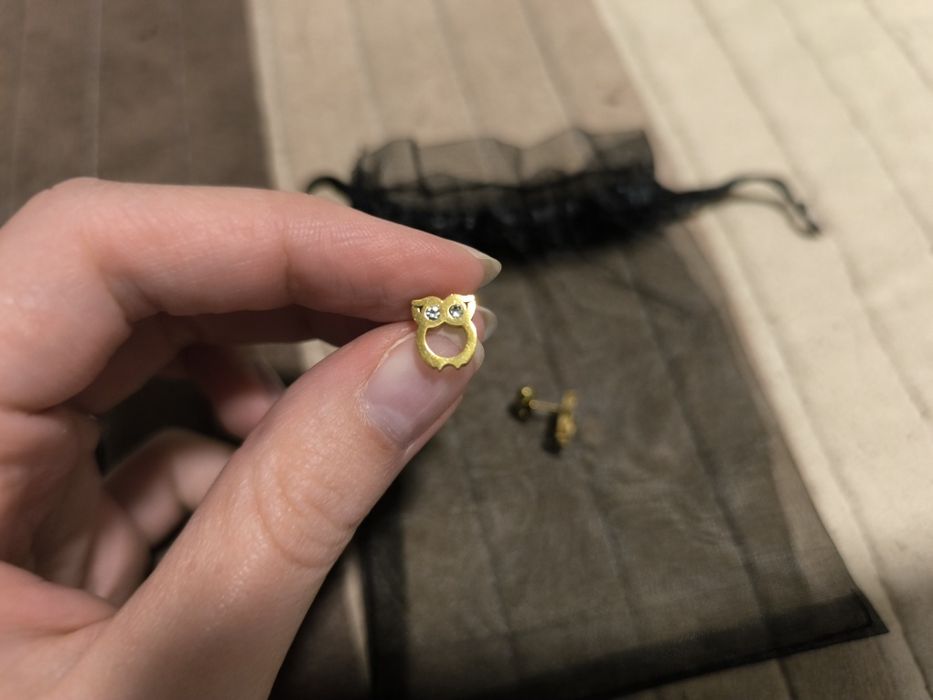 Дамски обеци с перли и бухали