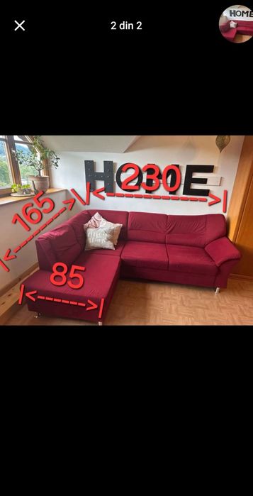 Colțar in stare foarte buna