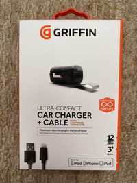 Griffin Car Charger + Lightning Cable