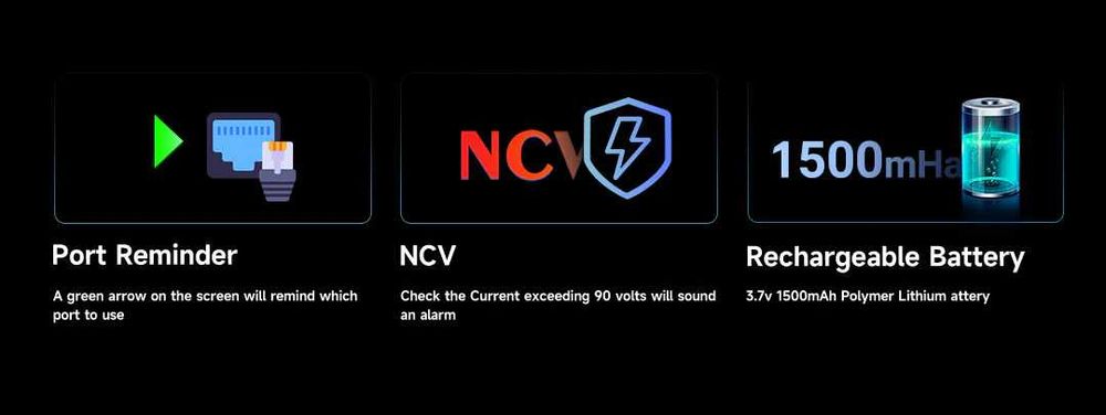 Tester noyafa utp/ftp/fibra optica pentru masuratori retea