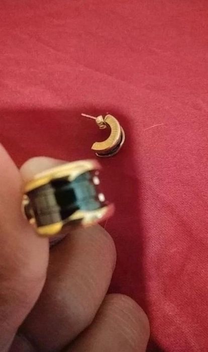 Новые  женские серьги а ля bvlgari