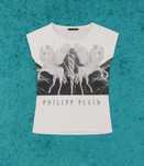 Tricou dama Philipp Plein  White